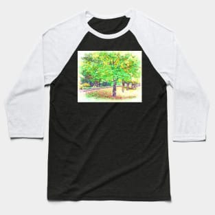 The Tracks Through The Trees Baseball T-Shirt